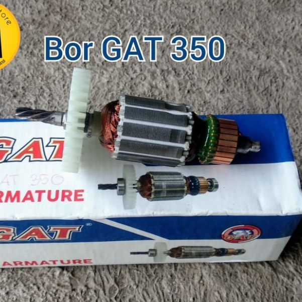 Armature Angker GAT BOR Type 350 / Gerinda Gat 550 - 105 Drat Mur Depan Original Gat