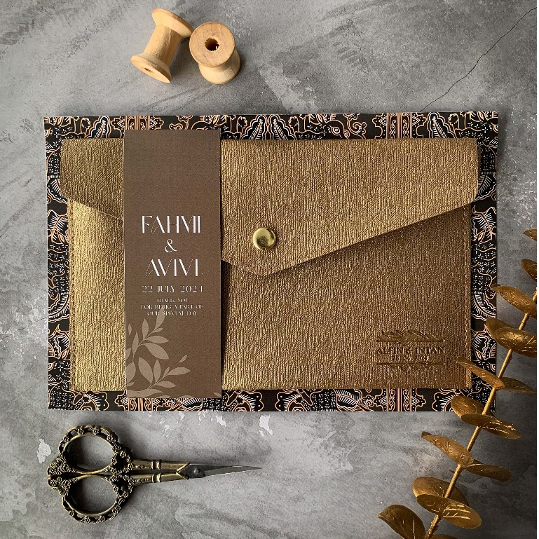 SOUVENIR POUCH ENVELOPE PACKING AESTHETIC / SOUVENIR PERNIKAHAN DOMPET AESTHETIC INCLUED EMBOSS / PA