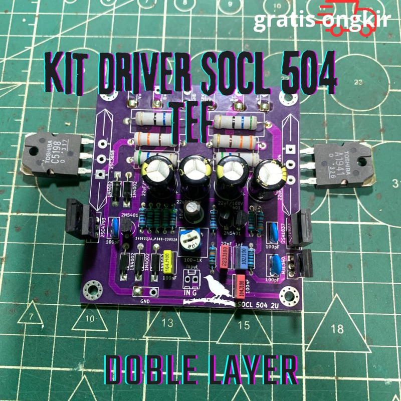 Kit Driver Amplifier SOCL 504 TEF Doble Layer