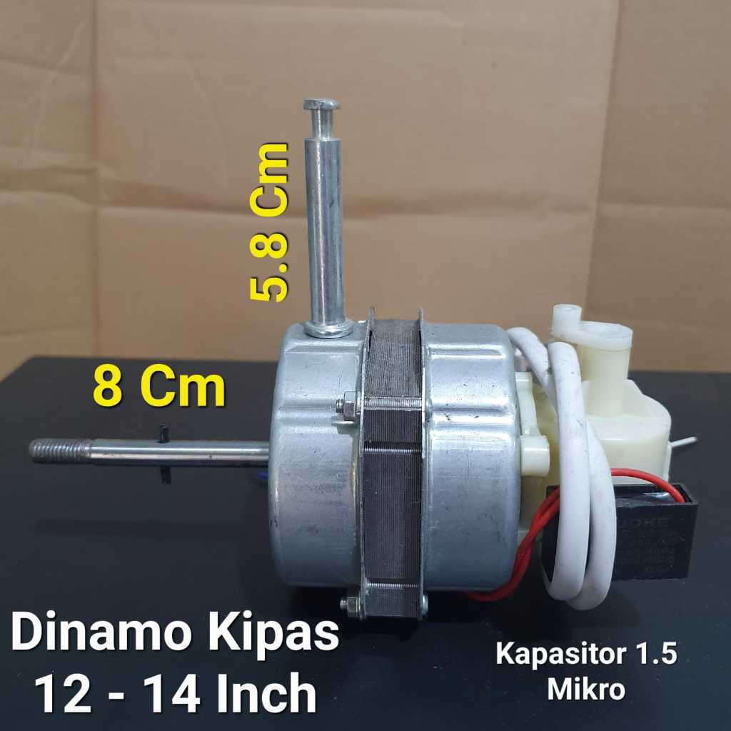 DINAMO KIPAS ANGIN STAND FAN 12 - 14 INCH RRT SANEX GMC MULTI PANJANG AS 8 CM