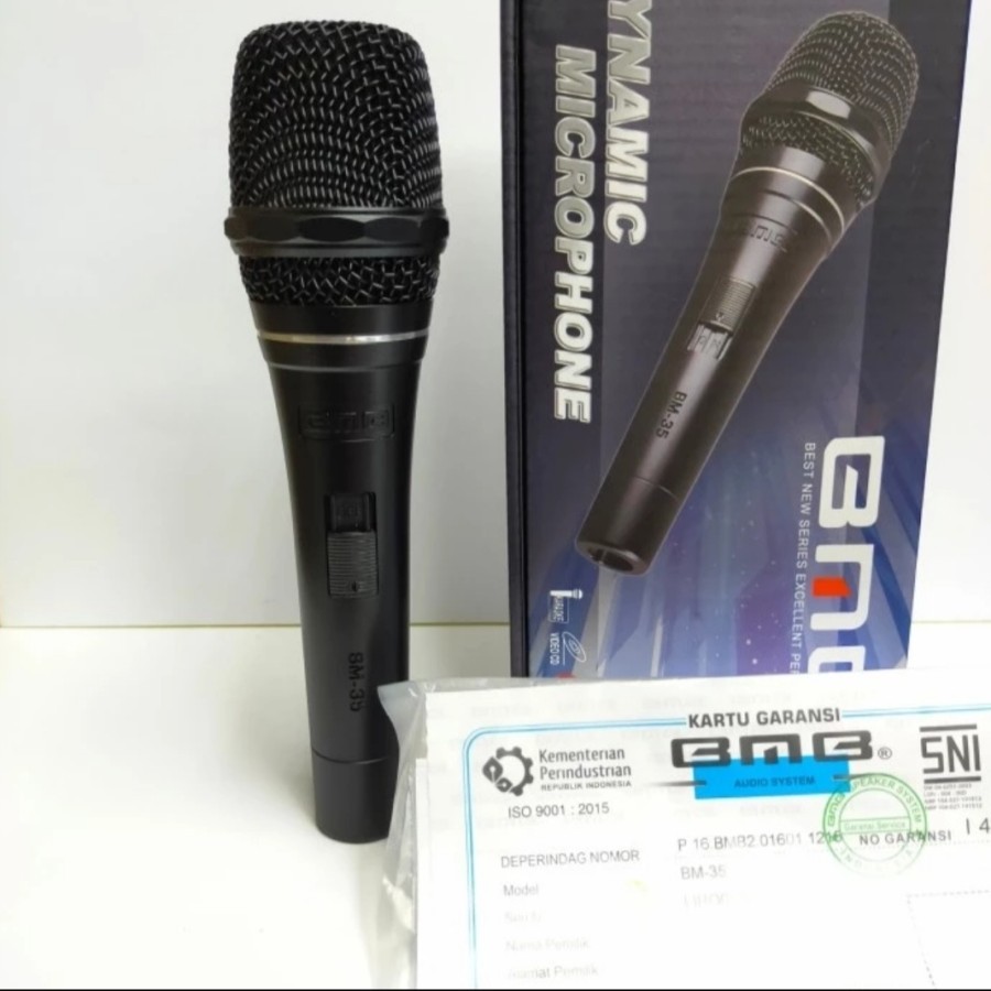 Mic Kabel Bmb Bm 35 Mic bmb bm 35 microphone kabel garansi 1 tahun Original