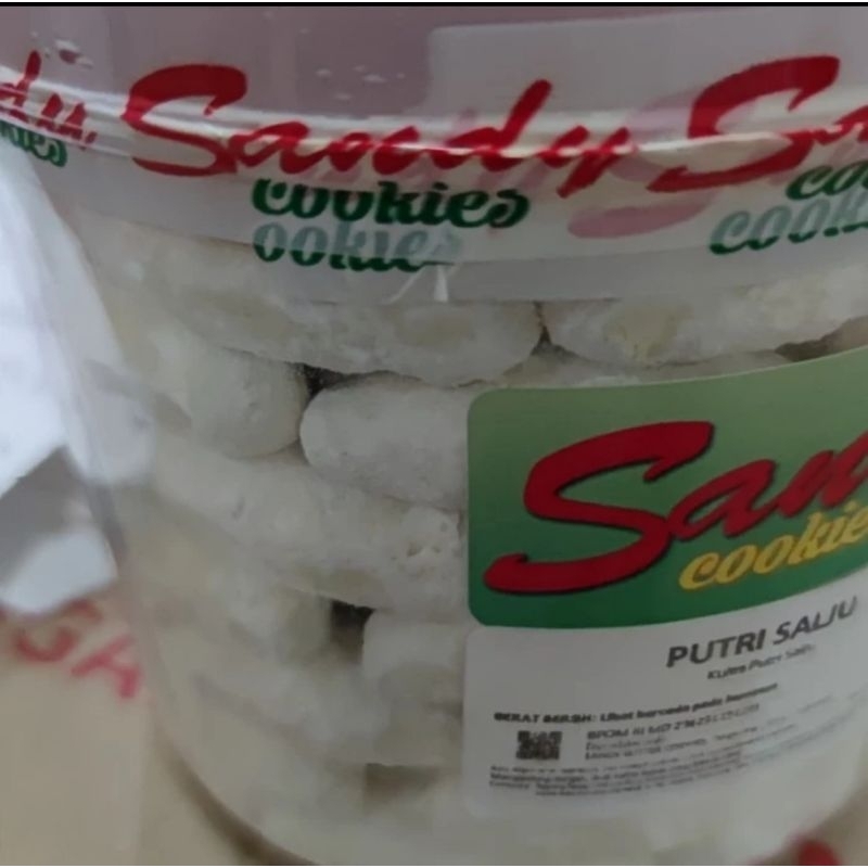 

Sandy Cookies Putri Salju tanpa mede Toples Mini
