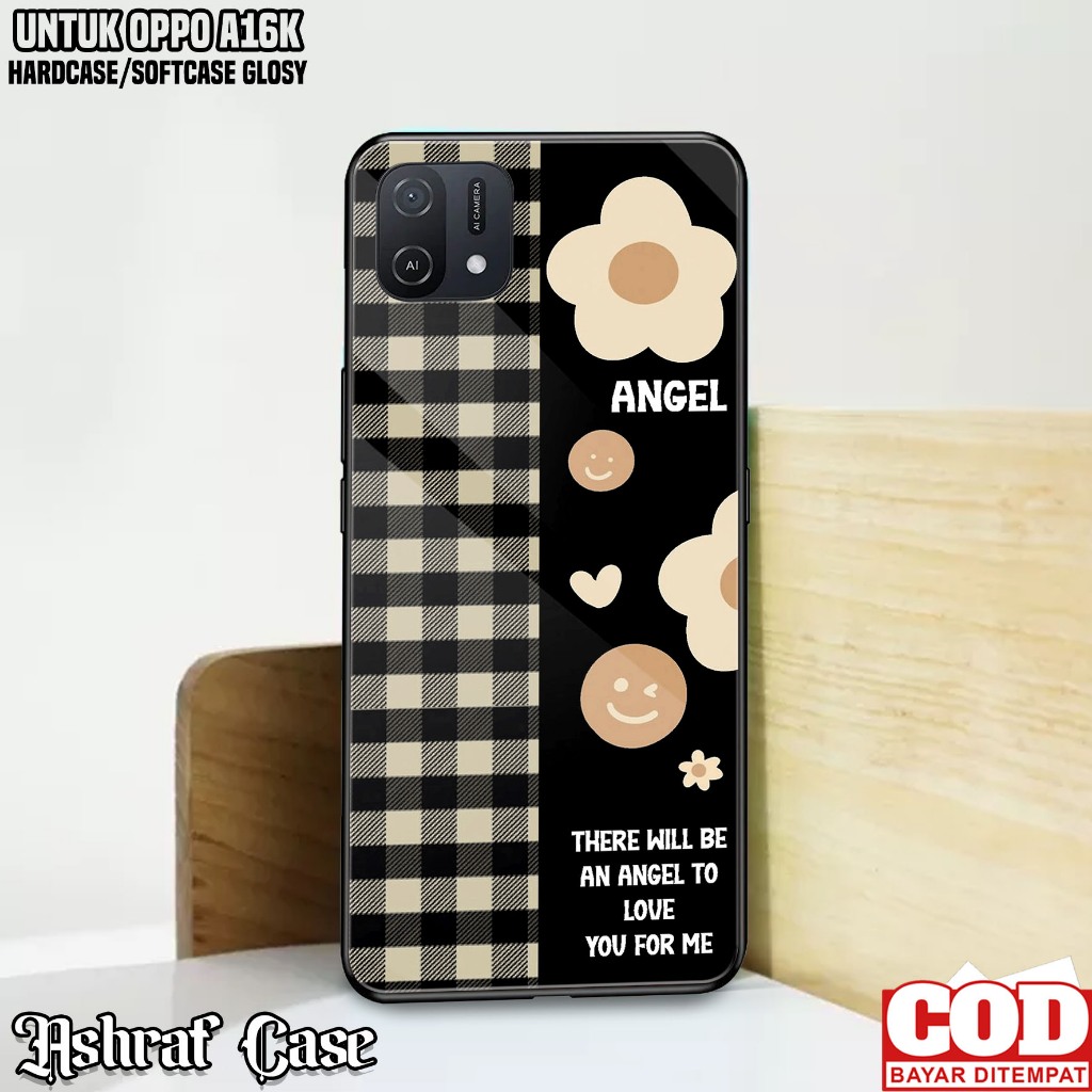 Case Oppo A16K - Casing Oppo A16K ( BUNGA002 ) Silikon Hp Oppo A16K - Kesing Hp Oppo A16K - Softcase