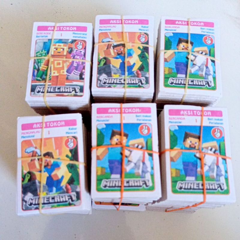 1 ikat kwartet isi 384/KARTU KWARTET/ KARTU MAINAN/ KARTU WAYANG 384 lbr