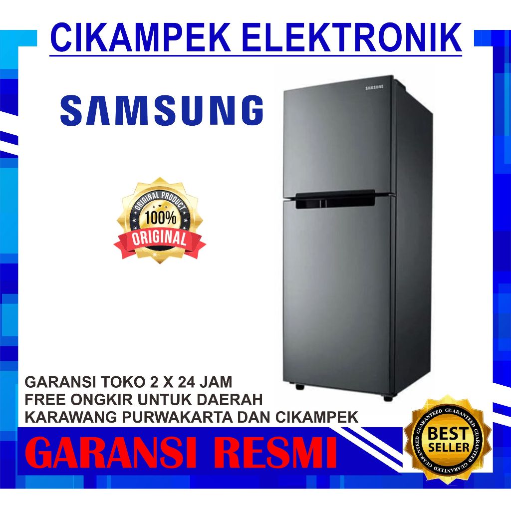 Kulkas Samsung 2 Pintu RT19M300BGS RT19