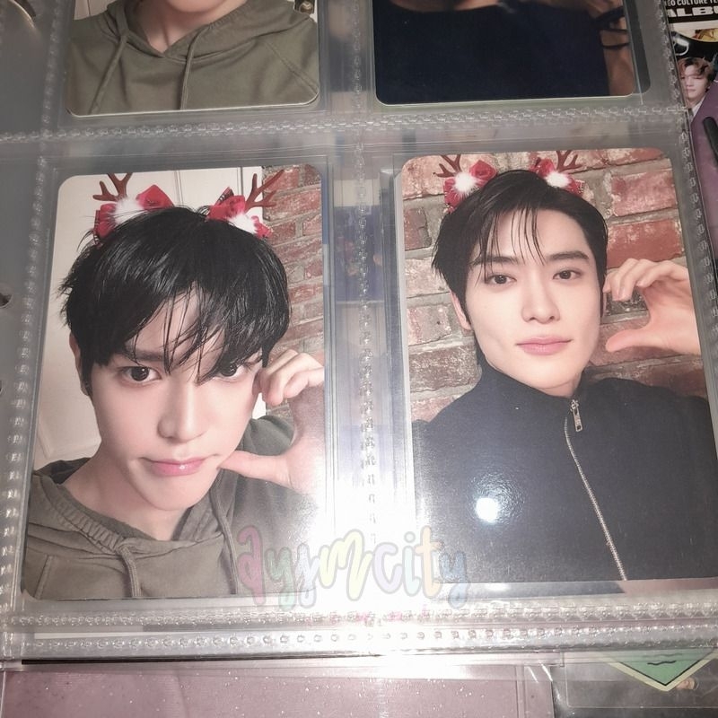 pc jaehyun taeyong pink christmas NCT 127 heart cheek set jaeyong md merchandise SMTOWN 2024