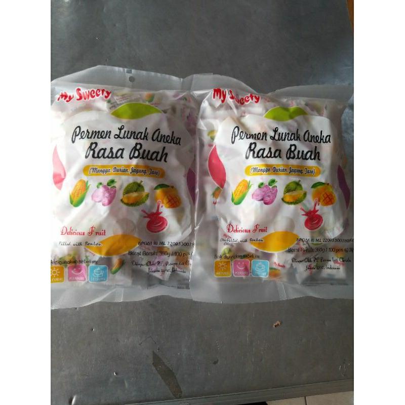 

MY SWEETY PERMEN LUNAK ISI 100PCS