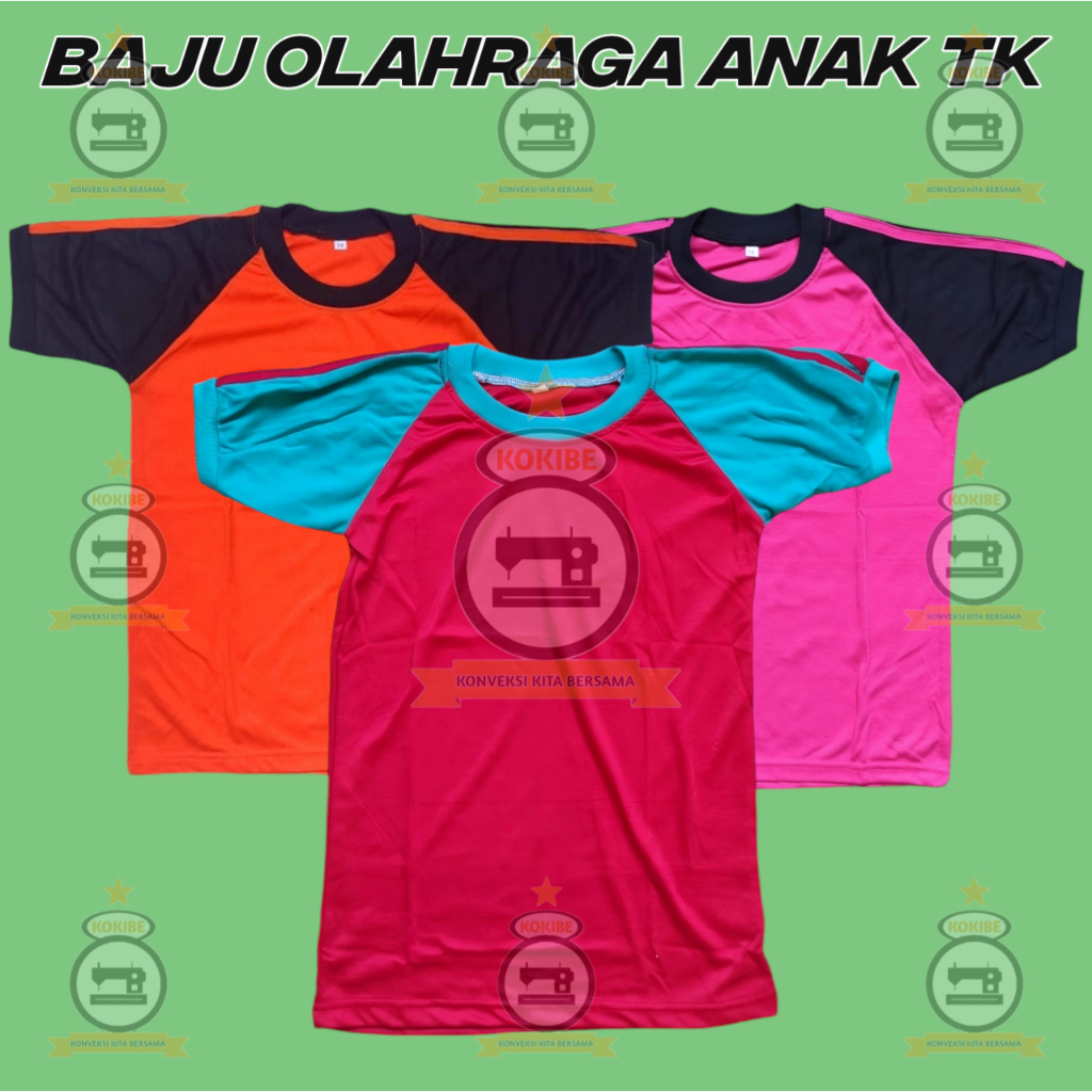 Baju Olahraga Anak Tk Lengan Pendek