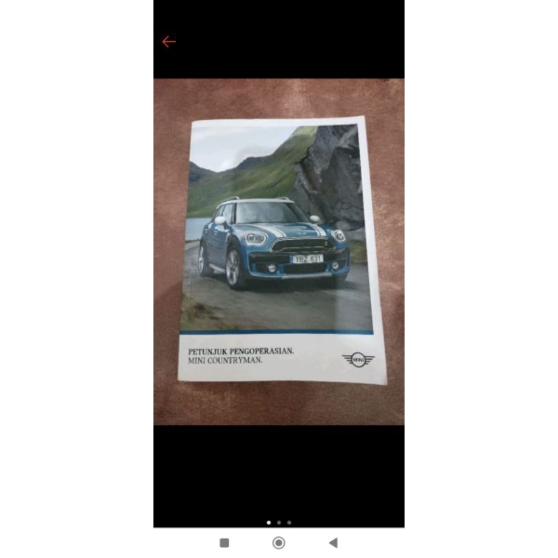 buku manual mini cooper