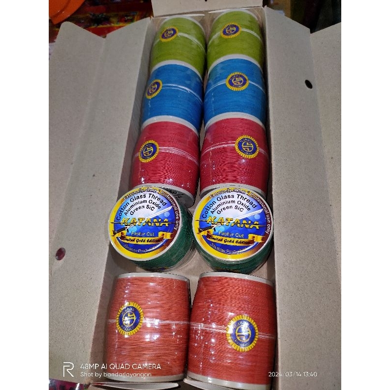 Gelasan katun Katana Gold 40/3 tournament grade