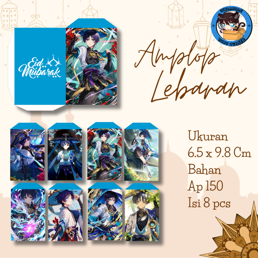 

amplop Scaramouche Wanderer Genshin Impact