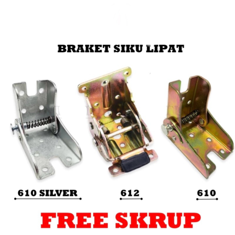 HARFIT Braket Engsel Kaki Meja Lipat / Engsel Siku Kaki Meja Lipat