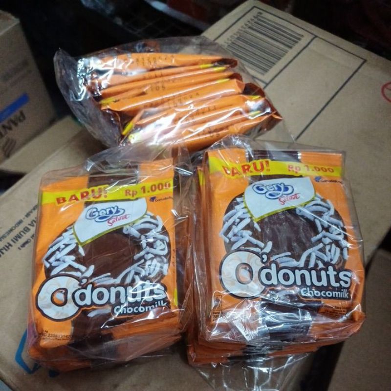 

Gery Saluut O' Donuts Chocomilk 1 pak isi 10 pcs