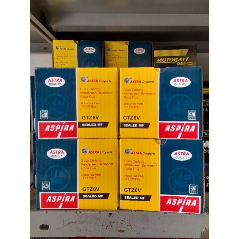 Aki Motor Aspira GTZ6V