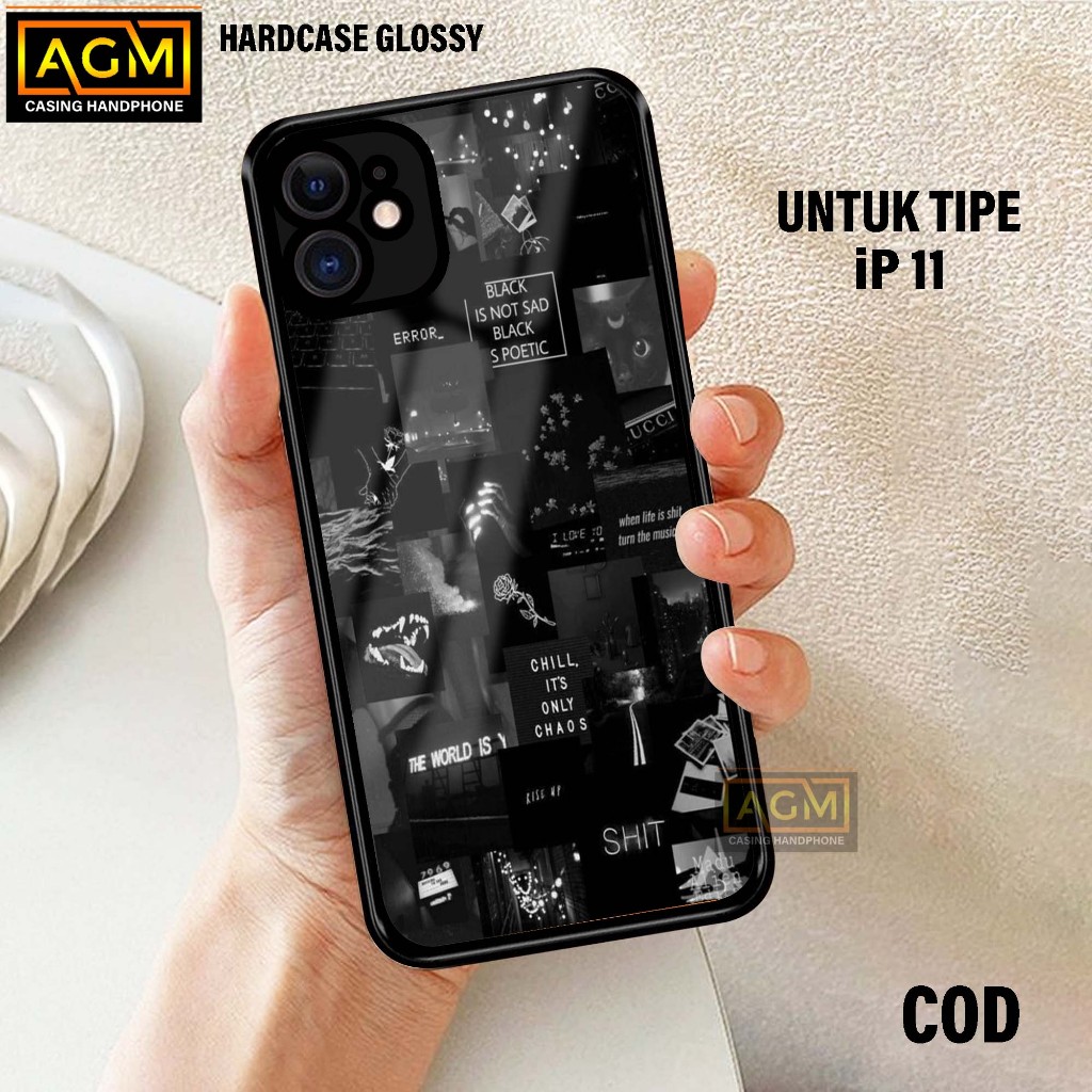 Case iphone 11 Terbaru Case kilau - New Case Glossy casing Hp iphone 11 [Motif Aestetic] - AGM Case 