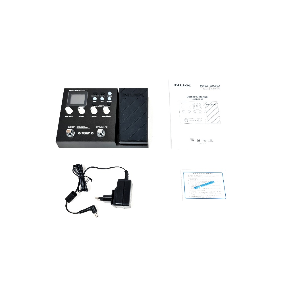 Effect Gitar dan Bass Elektrik Akustik Merk Nux ORIGINAL Tipe MG-300 EFEK MG NUX Multi Efek Murah Ja