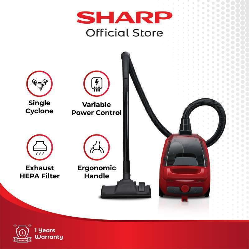Vacum Cleaner Sharp EC-NS 18 BK/RD