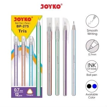 

ball pen JOYKI BP-275 TRIS Hitam isi 12 pcs