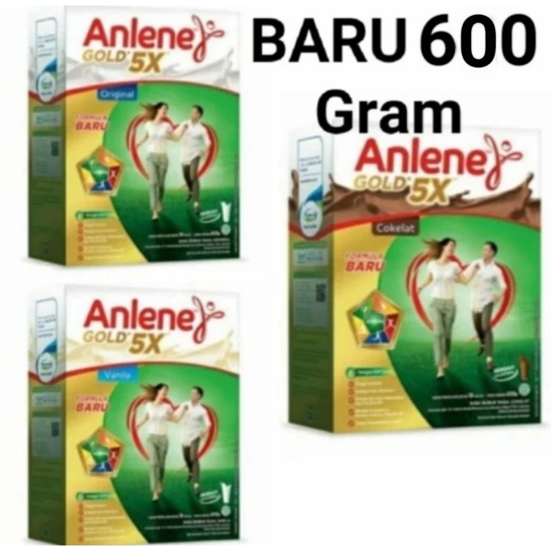 

Anlene Gold 5X Original / Susu Anlene Gold 5X Rasa Original 600 gr / 600gr