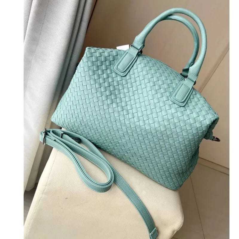 Tas Selempang Bahu Anyam Import Premium