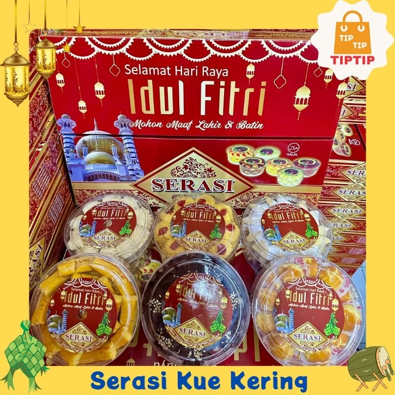 

Paket Kue Kering Lebaran Premium Halal merk Serasi - Hampers Parcel Lebaran