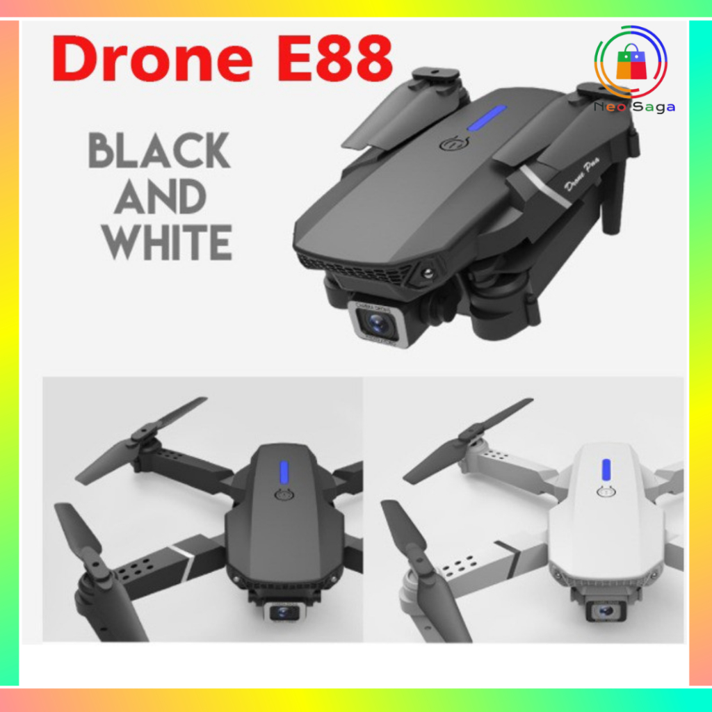 Drone Kamera E88 Pro RC Drone E88 4K Dual Camera Mini Drone