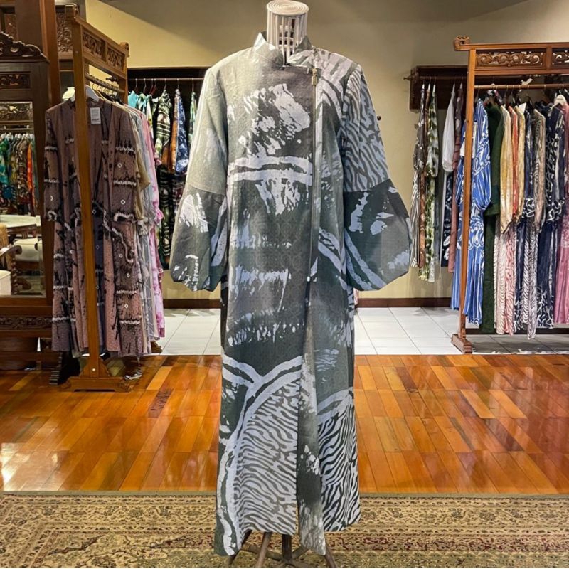 Nirina Dress Viscos by Dian Pelangi LIMITED EDITION Busana Muslim Maxi Gamis Abaya Gaun Pesta Pernik