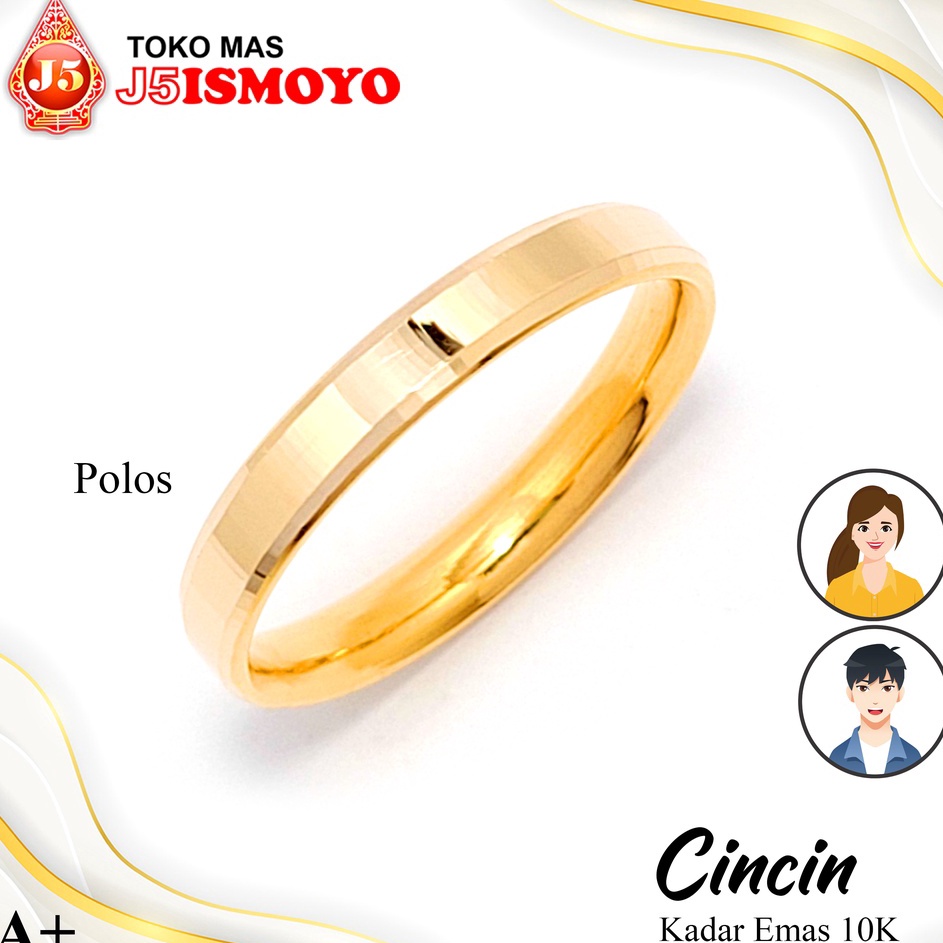 Super Hits Cincin Emas 1 Karat Pipa Polos Bisa Buat Weddingring  cincin Pria  Wanita J5Ismoyo cincin