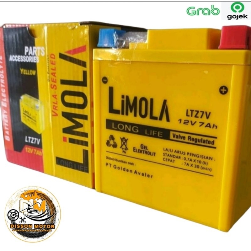 Aki Limola LTZ7V Aki Nmax | Aerox | Lexi Aki Motor NMAX