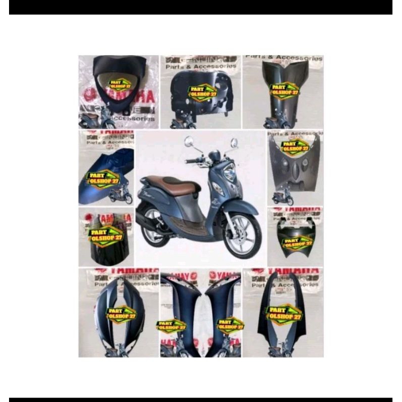 PAKET FULL SET BODY HALUS MIO FINO 125 FINO GRANDE 125 ORIGINAL YAMAHA BJ8 1YD