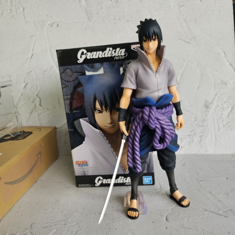 banpresto bandai naruto figure grandista nero uciha sasuke