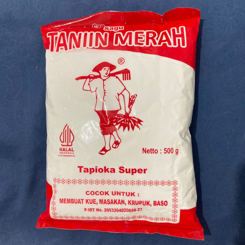 

Tepung Sagu / Tapioka Super Cap Taniin Merah 500gr