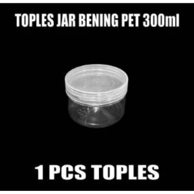 Toples Sambal 300ml/Toples tabung 300ml/Toples kue kering/Toples 300ml/toples tabung cilinder 300ml/