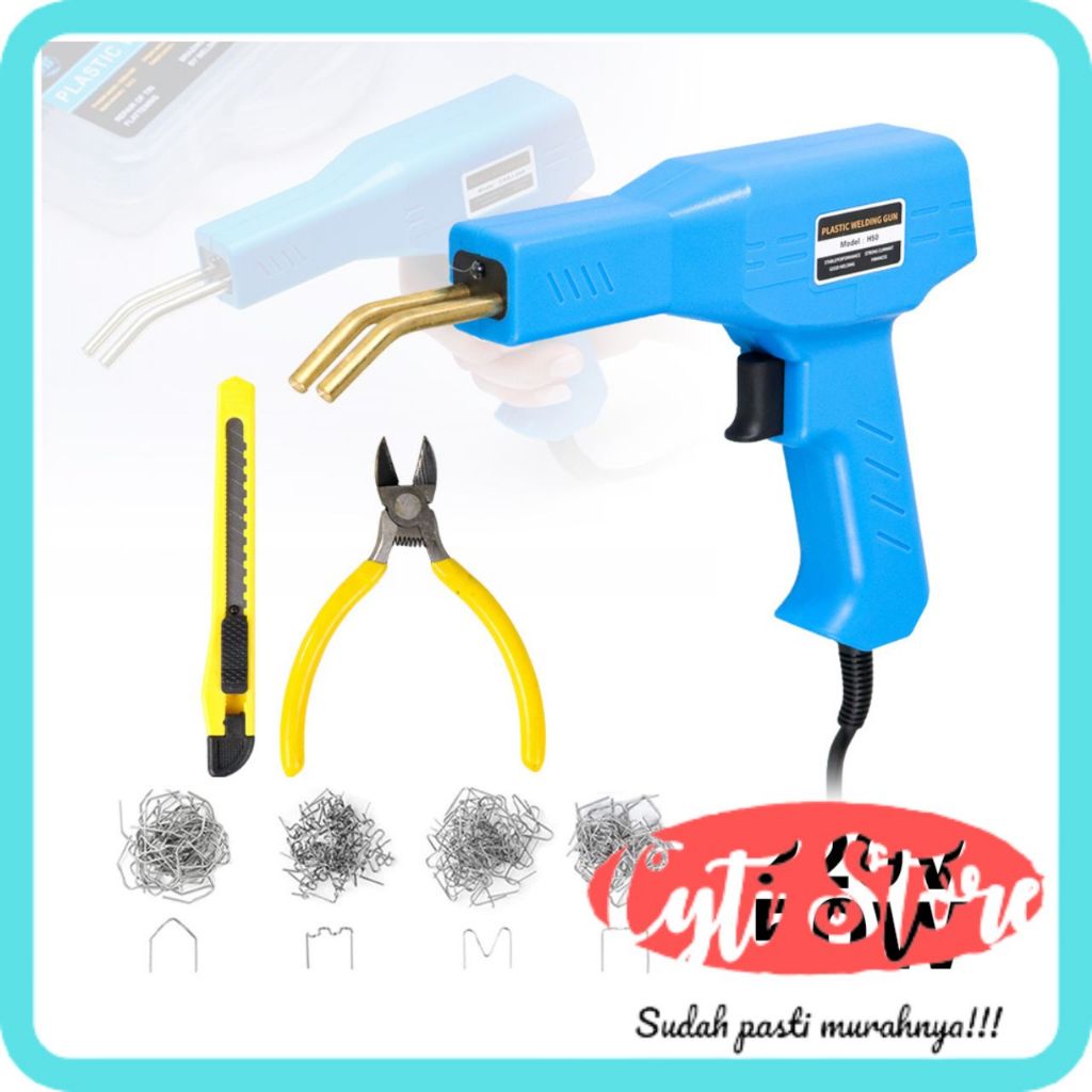 Mesin las Plastik Plastic welding las stepler bumper mobil | Solder Plastik