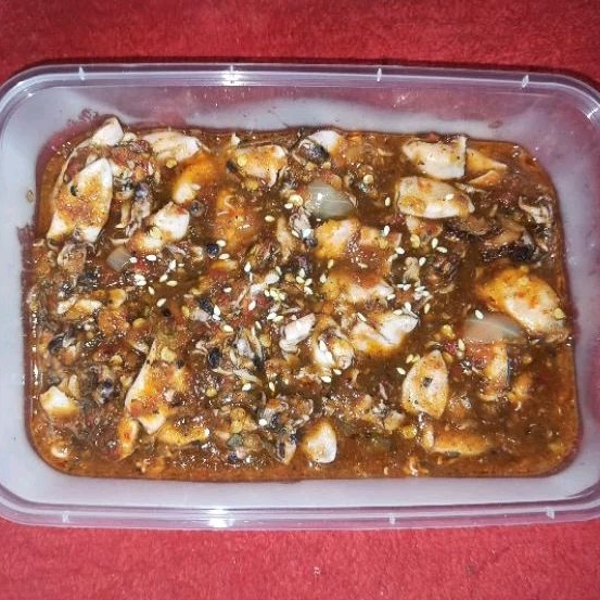 

Seafood Frozen Cumi Saus Padang, Asam Manis, Rica-Rica Manado - Seafood Instan By Lobster Kampoeng