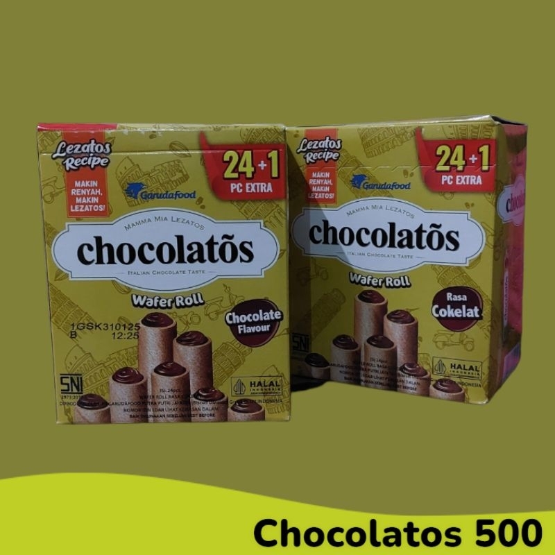 

chocolatos 500 1box isi 24pcs