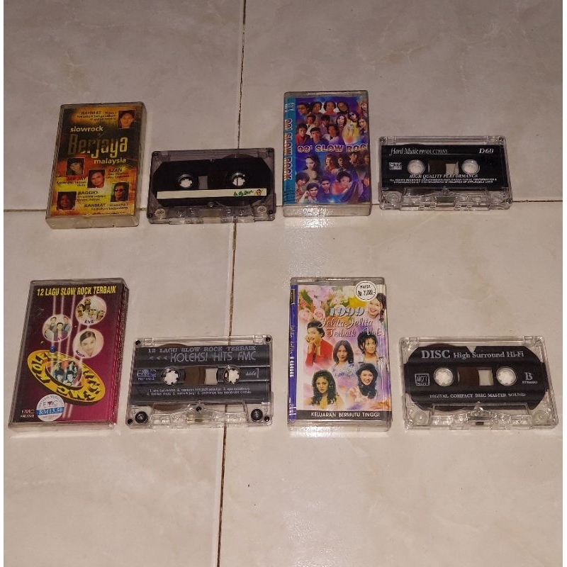 kaset kompilasi Malaysia SLOWROCK BERJAYA / '98 SLOW ROCK / 12 LAGU SL