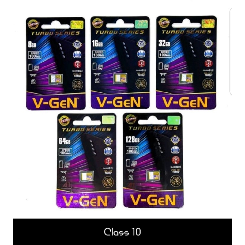 memory vgen 128gb clas 10