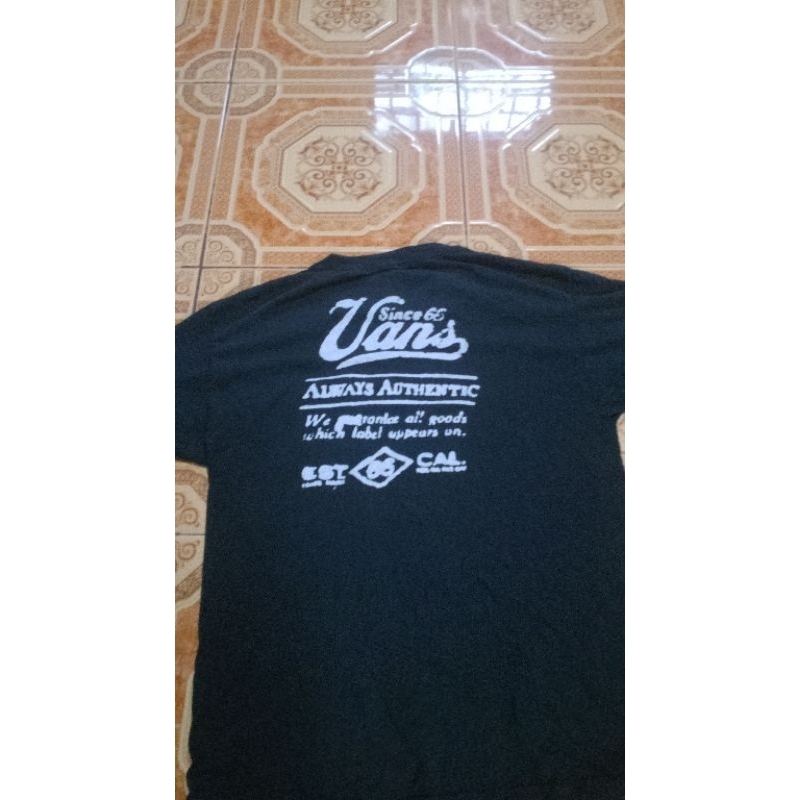 t-shirt Vans vintage tahun 1889