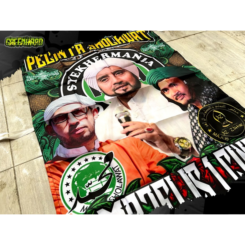 BENDERA SHOLAWAT " 3 MAJELIS 1 CINTA "