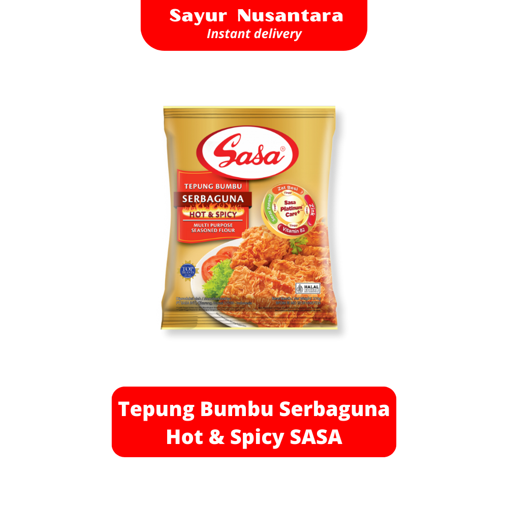 

Tepung Bumbu Serbaguna Hot & Spicy SASA - Sayur Nusantara