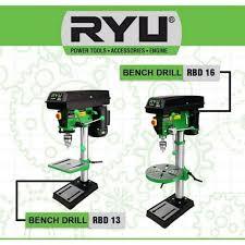 RYU Mesin Bor Duduk 16mm RBD16 Bench Drill 16 mm RBD 16 Bench Drill Press 16mm Bor Duduk RYU 16mm Be