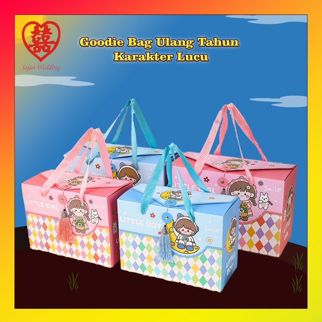 

JW Goodie Bag Ulang Tahun Anak Karakter Lucu / Paperbag Ulang Tahun Anak Bermacam Karakter / Tas Hadiah Sovenir Kotak Kado Ulang Tahun PP27