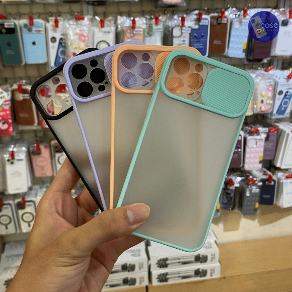 Case CW Blur Transparant Casing HP ada Penutup Kamera for iPhone 12 PRO