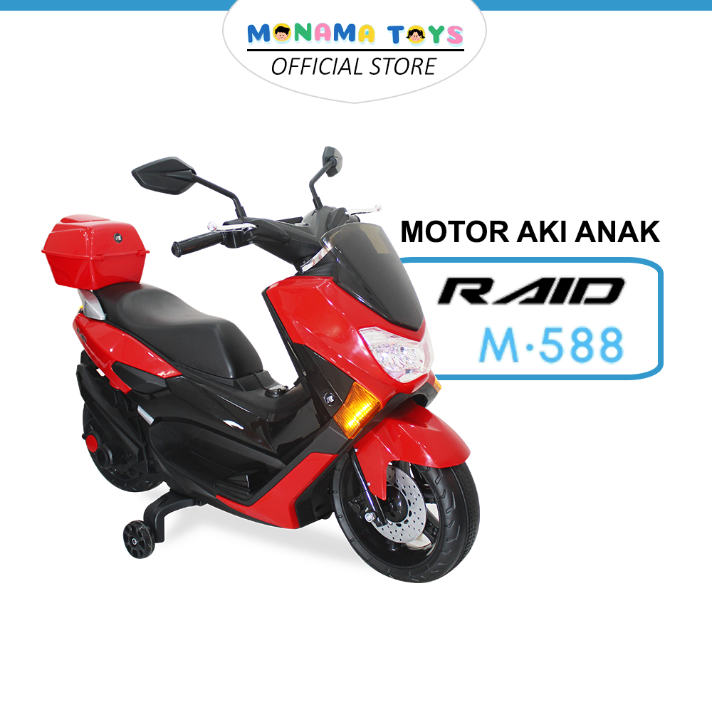 Motor Aki Anak Besar PMB M588 RAID Mainan Motor Anak