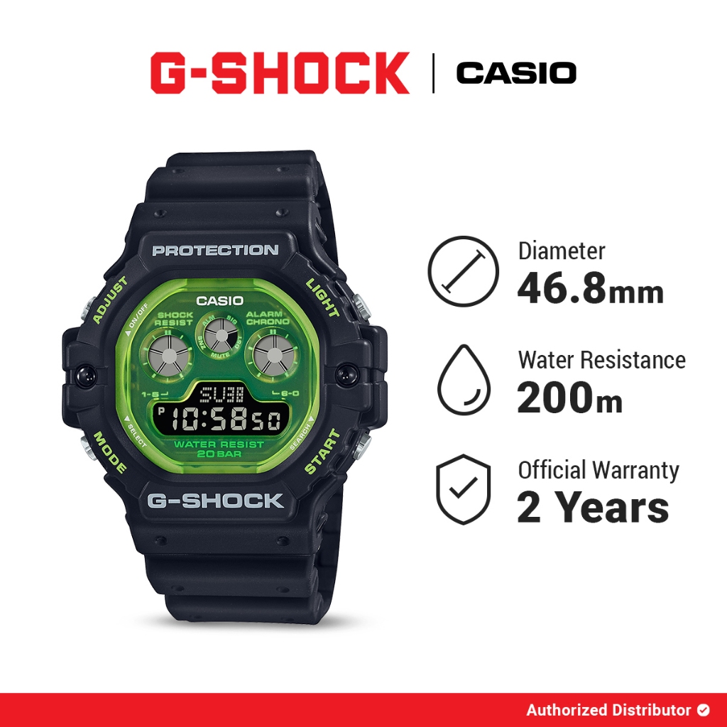G-Shock Jam Tangan Pria Digital Original DW-5900TS-1DR