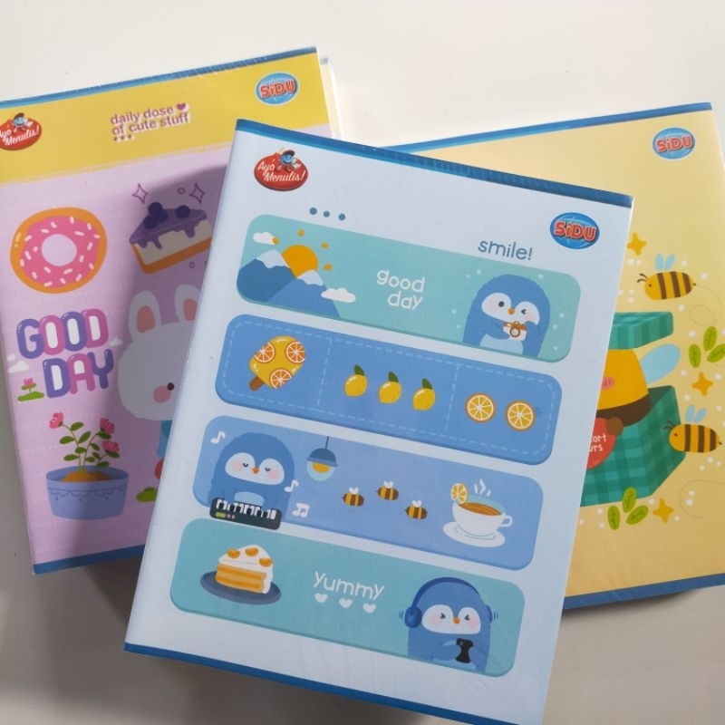 

Buku Tulis Sidu 38 lembar / Buku Sidu 38 lembar Buku Tulis Sinar Dunia Per Pak 10 Pcs