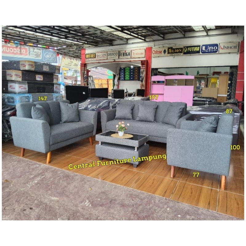 SOFA RETRO 321  CUSTOME MODEL MINIMALIS