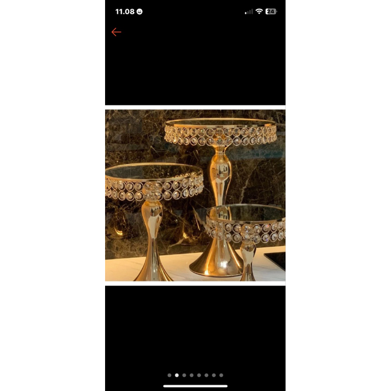 Dulang Crystal dulang hantaran crystal set