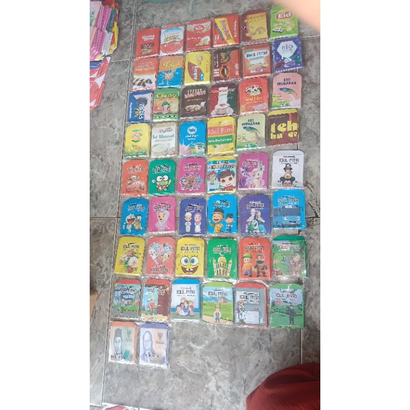 

(paket usaha) 100 pack/ 1000 lembar ampau siap pakai ukuran mini